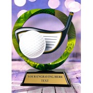 Kovová trofej SAM02M06 | Golf