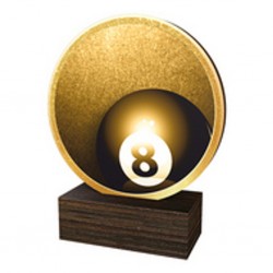 Dřevěná plaketa TFRW750 | Billiard