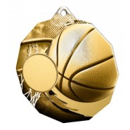 Kovová medaile ekoMDMR03M02 | Basketball