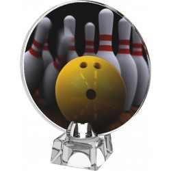 Skleněná trofej CR4043M16 | Bowling