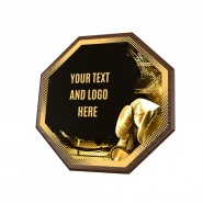 Dřevěná plaketa HEXM18 | Bojová umění