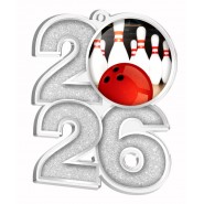 Akrylátová medaile MDA2026M08 | Bowling