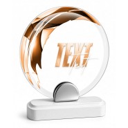 Skleněná trofej CR242075M11 | Volejbal