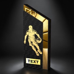 Dřevěná trofej WM001M07 | Basketball