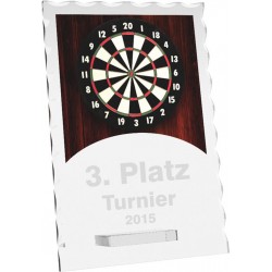 Skleněná trofej CR4244M25 | Šipky
