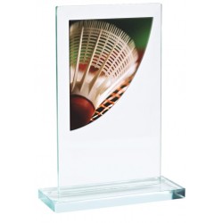 Skleněná trofej CR3061M11 | Badminton