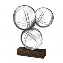 Dřevěná plaketa WF084 | Petanque