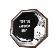 Dřevěná plaketa HEXM25 | Badminton