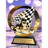 Kovová trofej SAM02M10 | Motorsport