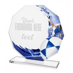 Skleněná trofej CR2024301M51 | Nohejbal