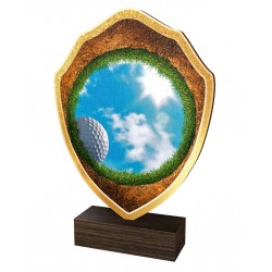 Dřevěná plaketa TFRW332 | Golf