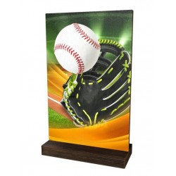 Dřevěná plaketa WPLA01M10 | Baseball