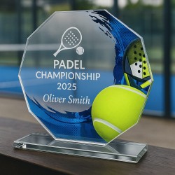 Skleněná trofej CR2024301M42 | Padel