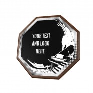 Dřevěná plaketa HEXM45 | Hudba
