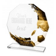 Skleněná trofej CR2024301M10 | Fotbal