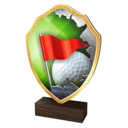 Dřevěná plaketa TFRW344 | Golf