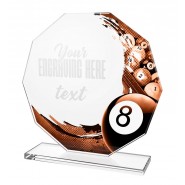 Skleněná trofej CR2024301M06 | Billiard