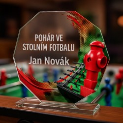Skleněná trofej CR2024301M27 | Stolní fotbal