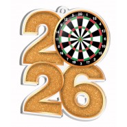 Akrylátová medaile MDA2026M09 | Šipky