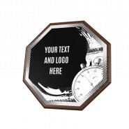 Dřevěná plaketa HEXM17 | Plavání