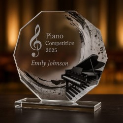 Skleněná trofej CR2024301M48 | Hudba