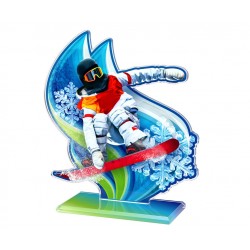 Akrylátová trofej AWF M70 | Snowboard