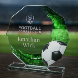 Skleněná trofej CR2024301M10 | Fotbal