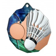 Kovová medaile ekoMDM03M08 | Badminton