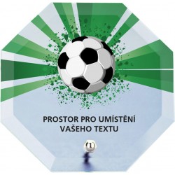 Skleněná trofej s potiskem CRP2M1 | Fotbal