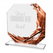 Skleněná trofej CR2024302M57 | Skoky na lyžích