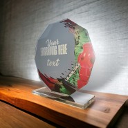 Skleněná trofej CR2024301M27 | Stolní tenis