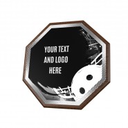 Dřevěná plaketa HEXM27 | Florbal