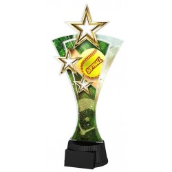 Akrylátová trofej ASTAR001M12 | Softball