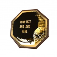 Dřevěná plaketa HEXM23 | Hokej