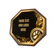 Dřevěná plaketa HEXM48 | Kynologie