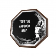 Dřevěná plaketa HEXM38 | Jezdectví