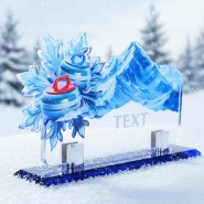 Akrylátová trofej APLAG26M12 | Curling