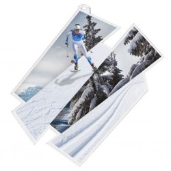 Akrylátová medaile MDAZ0011M53 | Běžky