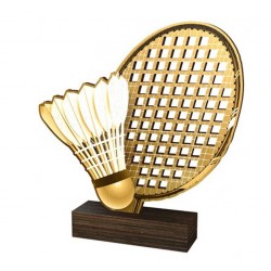 Dřevěná plaketa WF051 | Badminton