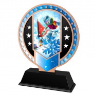 Kovová trofej SAM03M33 | Snowboard