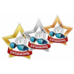 Akrylátová medaile MDASTARM14 | Plavání