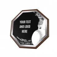 Dřevěná plaketa HEXM15 | Baseball