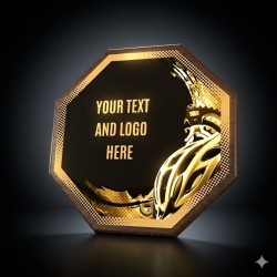 Dřevěná plaketa HEXM26 | Cyklistika