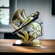 Akrylátová trofej AWF M73 | Skoky na lyžích