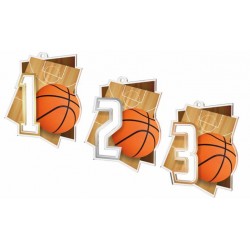 Akrylátová medaile MDAF0017M01 | Basketball