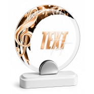 Skleněná trofej CR242075M09 | Hudba Skleněná trofej CR242075M09 | Hudba