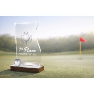 Akrylátová trofej WPLAG604 | Golf