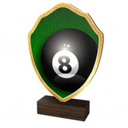 Dřevěná plaketa TFRW249 | Billiard