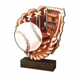Dřevěná plaketa WF029 | Baseball