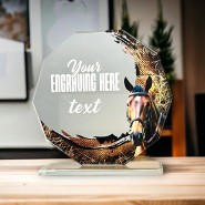 Skleněná trofej CR2024301M37 | Jezdectví